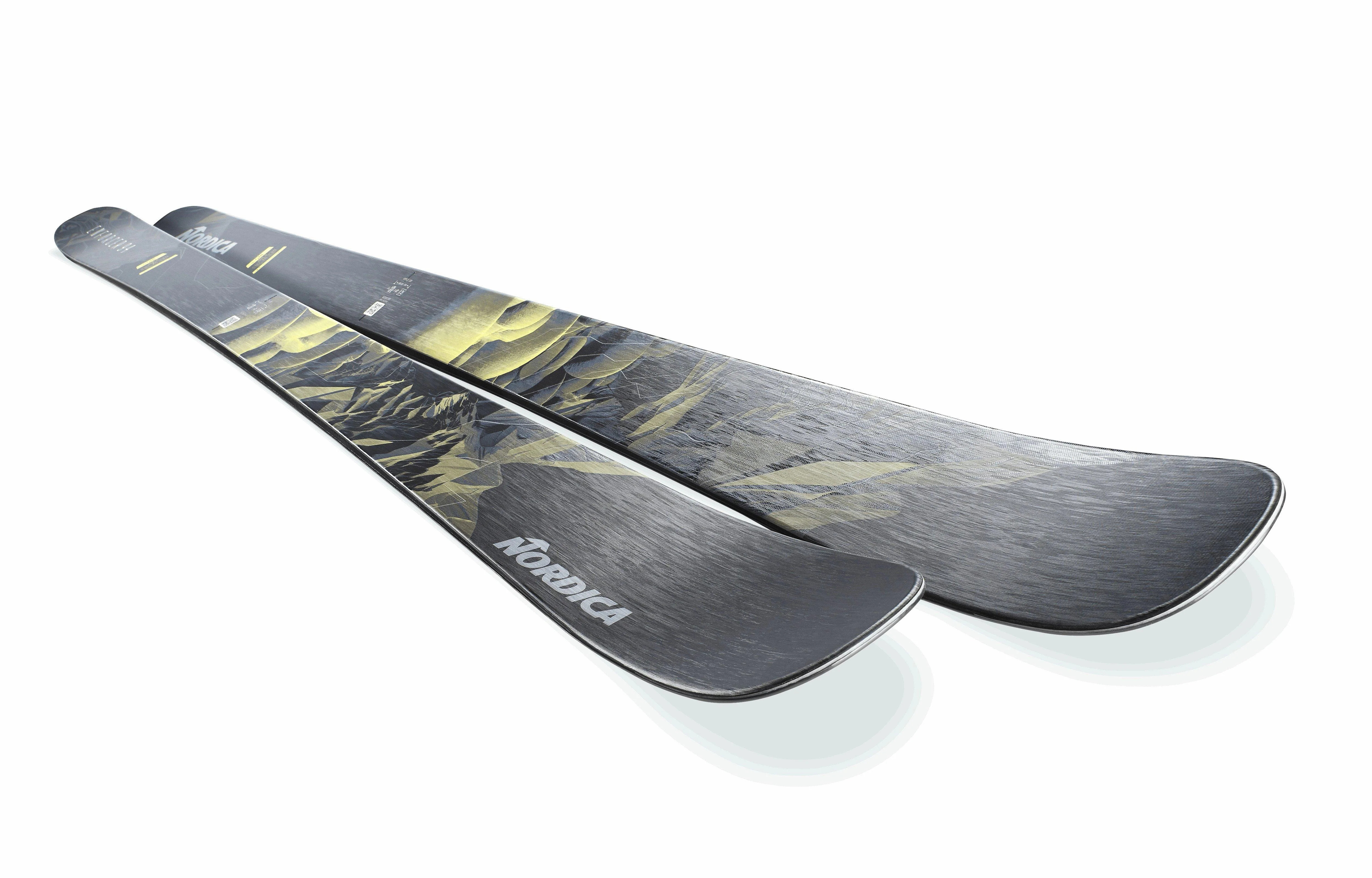 Men's Enforcer 94 Skis (Skis Only) - Black / Yellow - Image 2