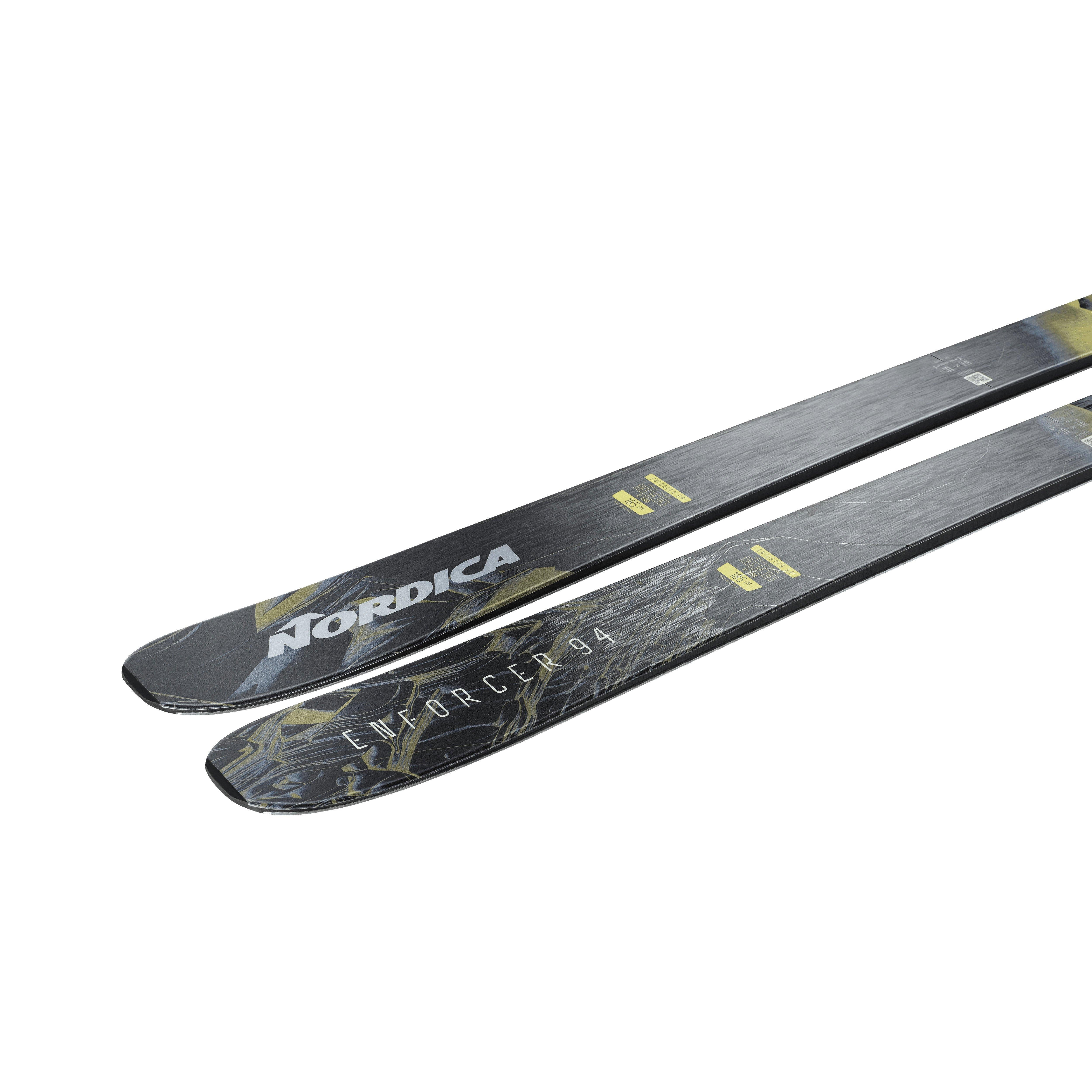 Men's Enforcer 94 Skis (Skis Only) - Black / Yellow - Image 4