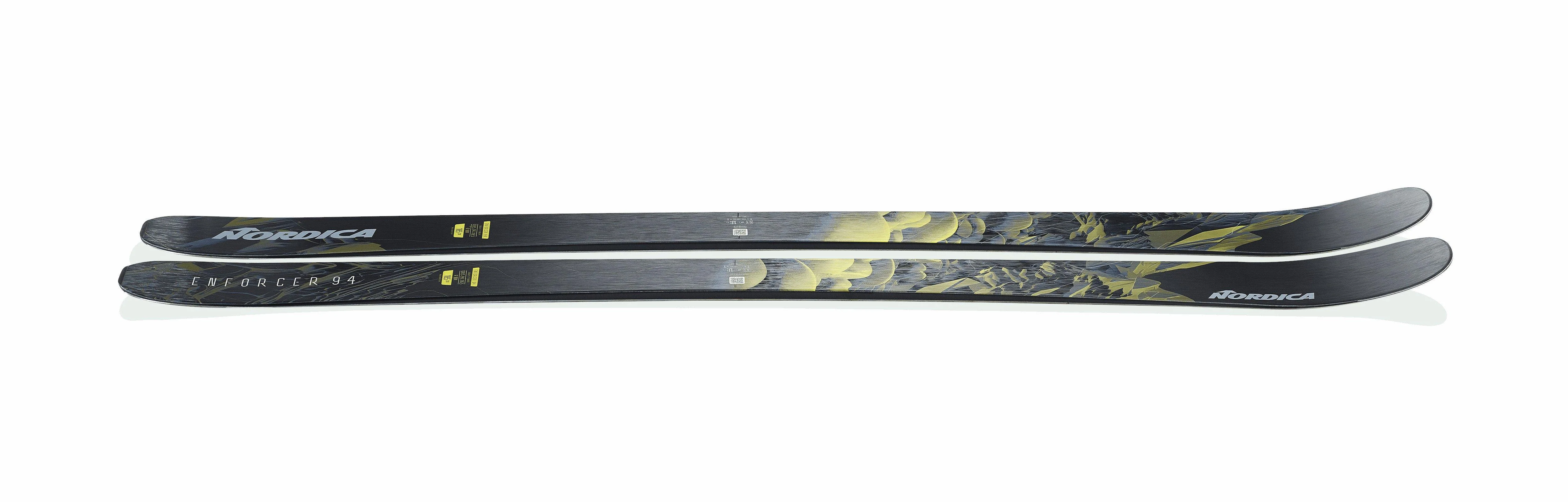 Men's Enforcer 94 Skis (Skis Only) - Black / Yellow - Image 5