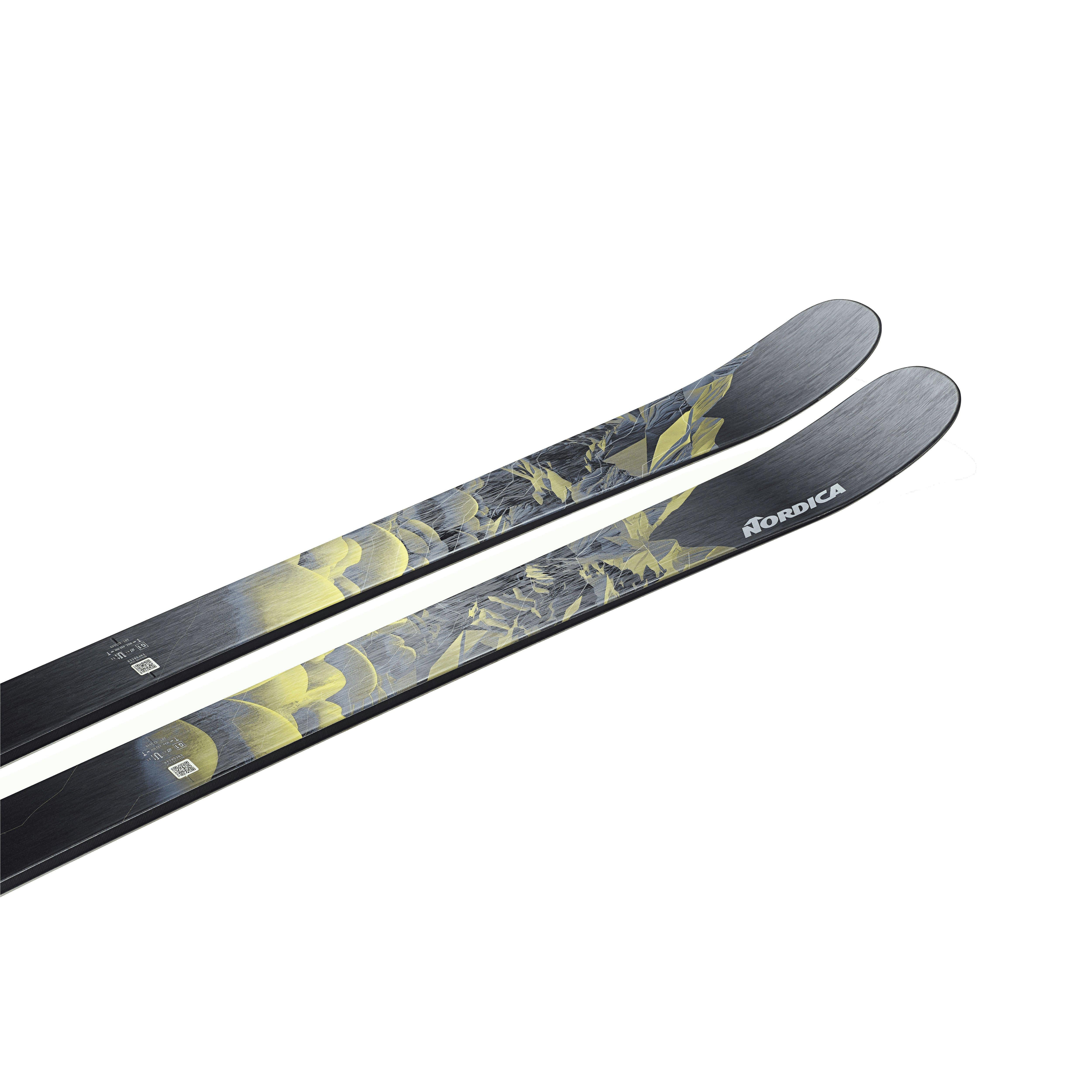 Men's Enforcer 94 Skis (Skis Only) - Black / Yellow - Image 6
