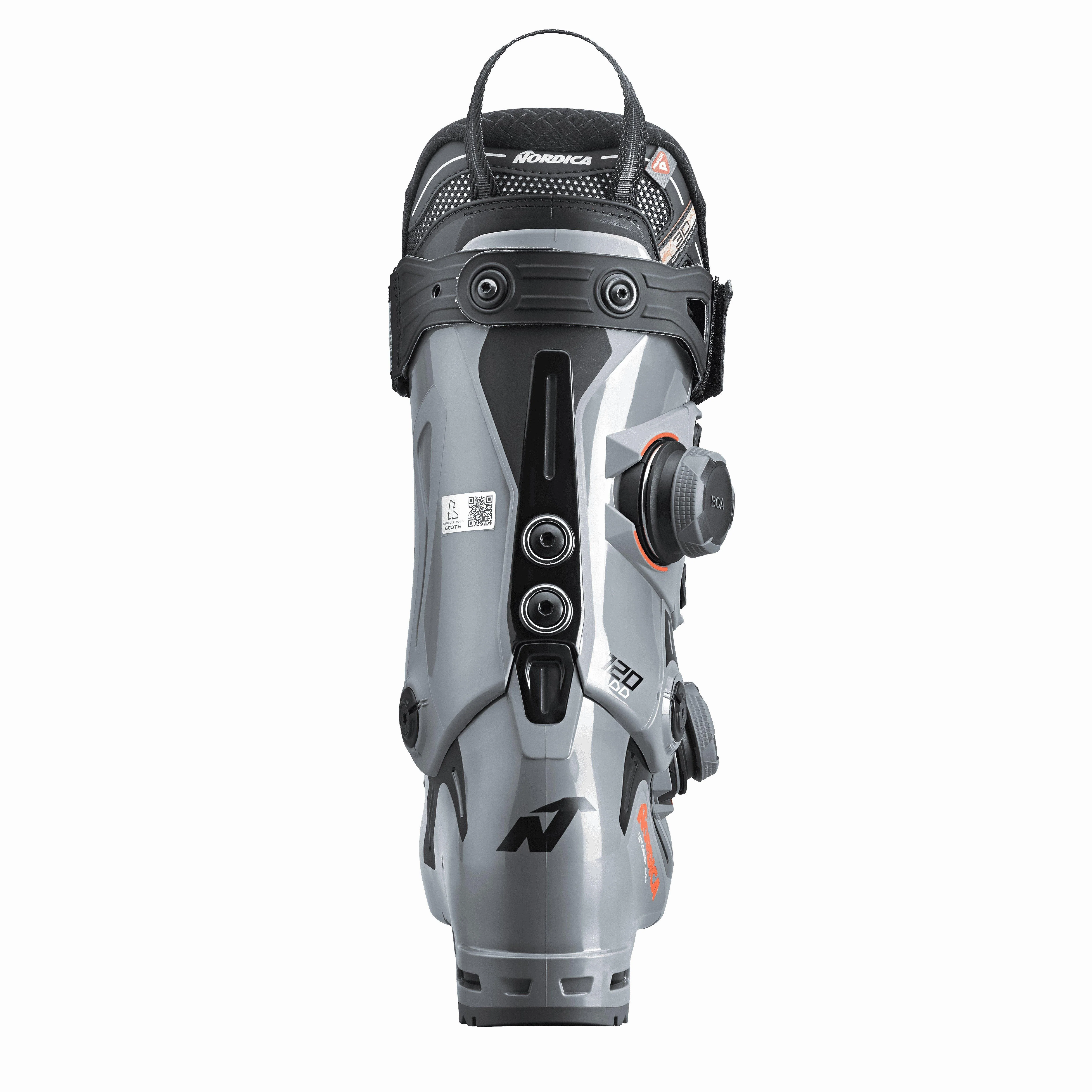 Men's Speedmachine 3 120 BOA DD Ski Boot - Grey / Black / Red - Image 3