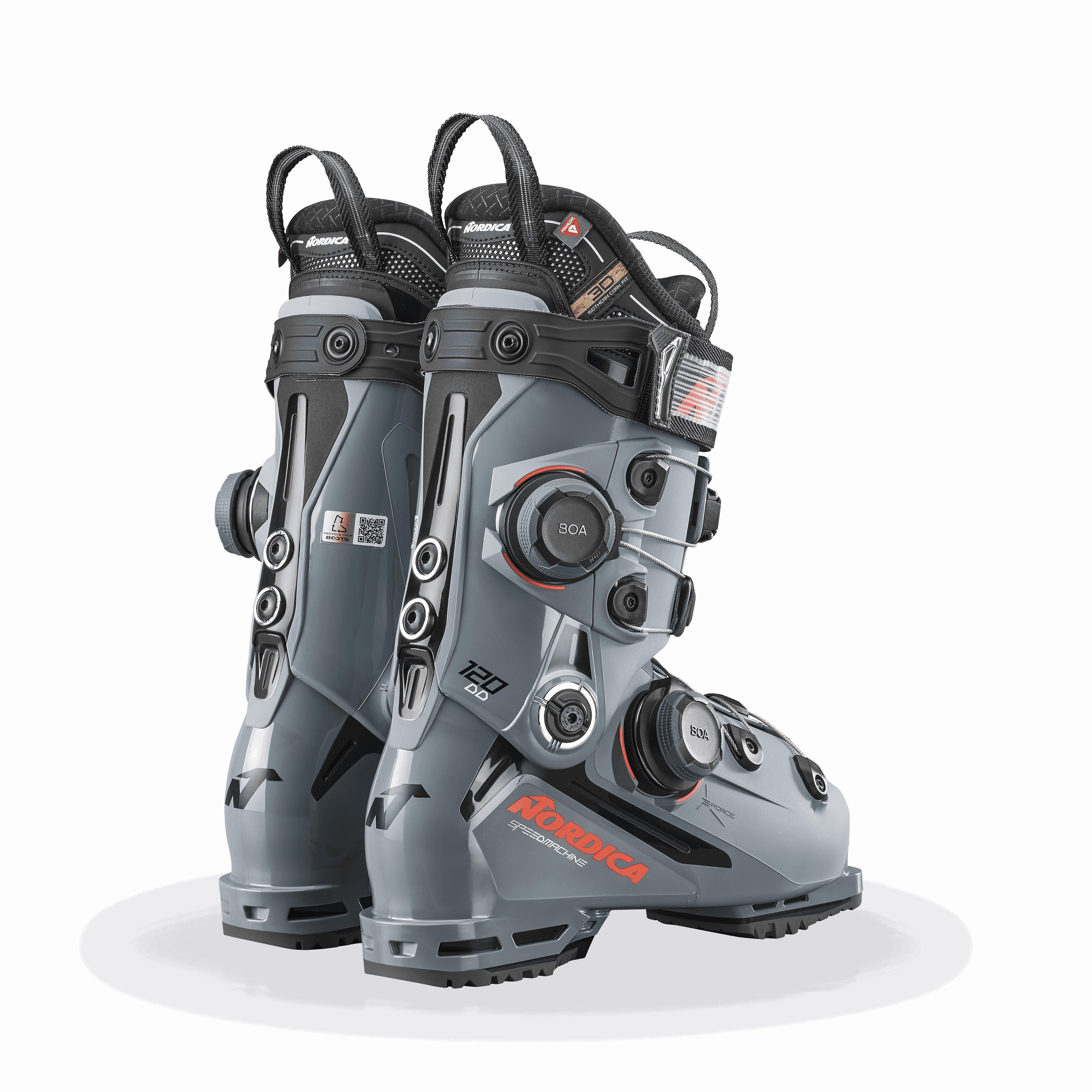Men's Speedmachine 3 120 BOA DD Ski Boot - Grey / Black / Red - Image 7