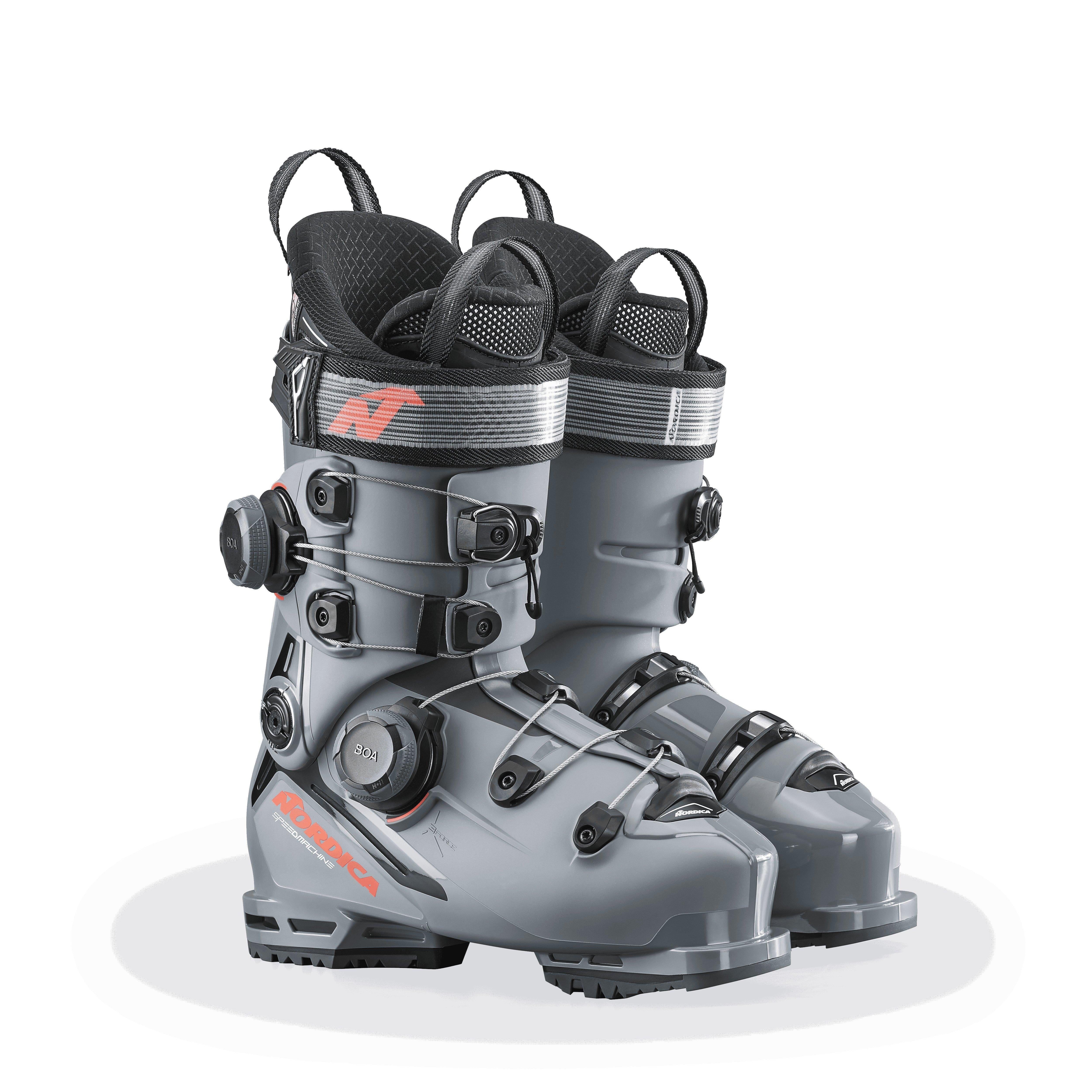 Men's Speedmachine 3 120 BOA DD Ski Boot - Grey / Black / Red - Image 8