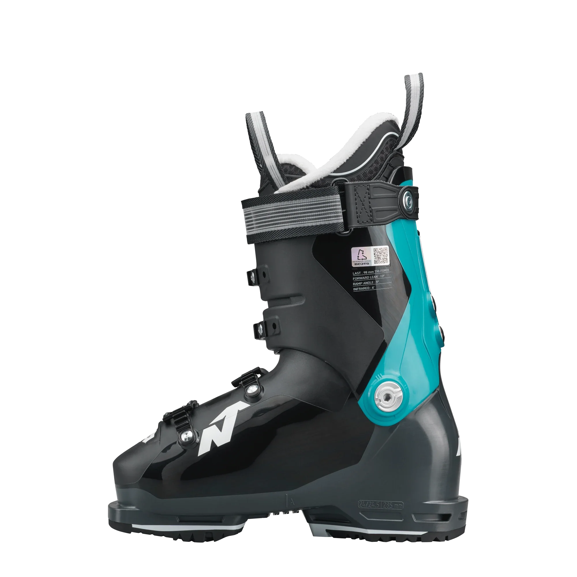 Women's Promachine 95 GW Ski Boots - Black / Grey / Blue - Image 2