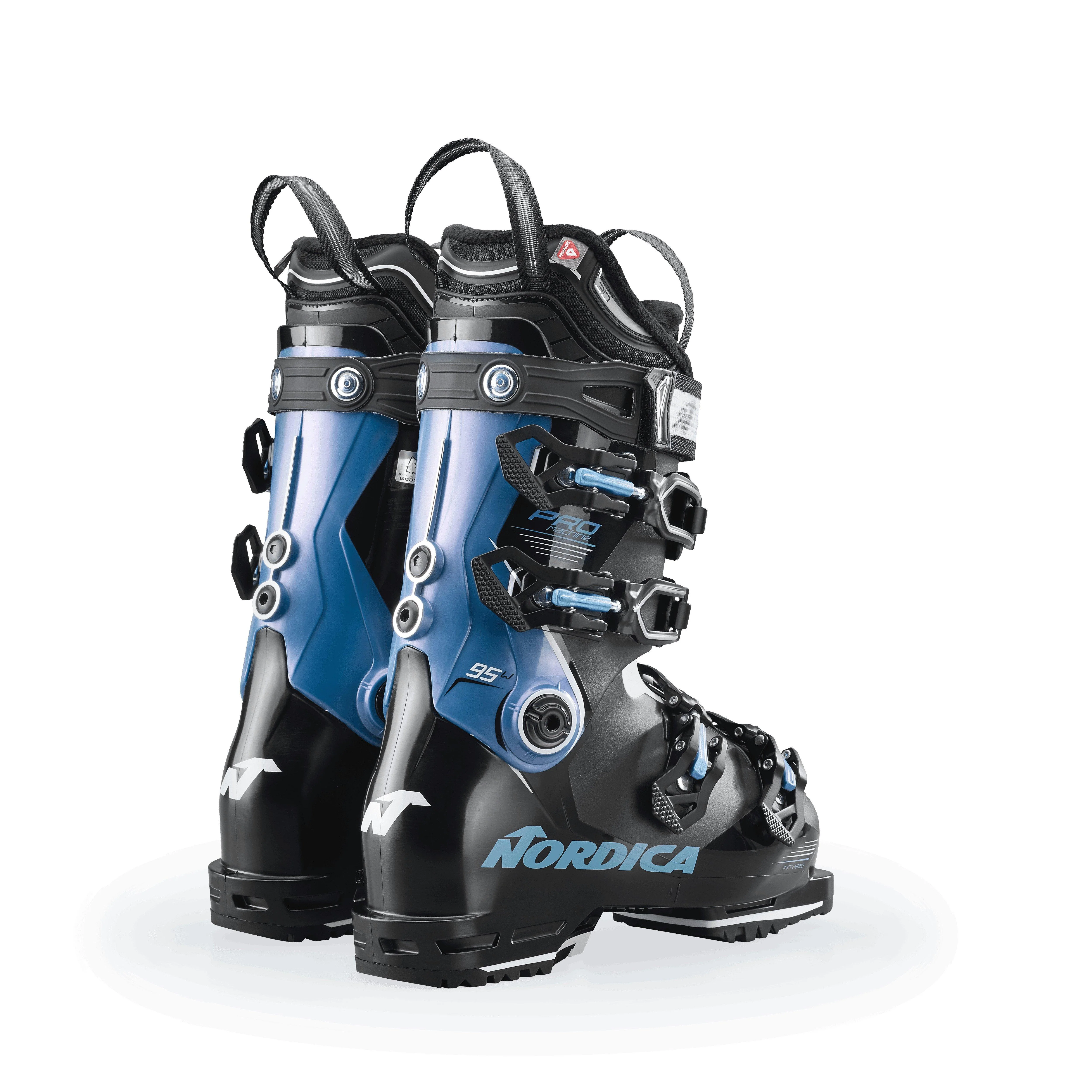 Women's Promachine 95 GW Ski Boots - Black / Blue - Image 6