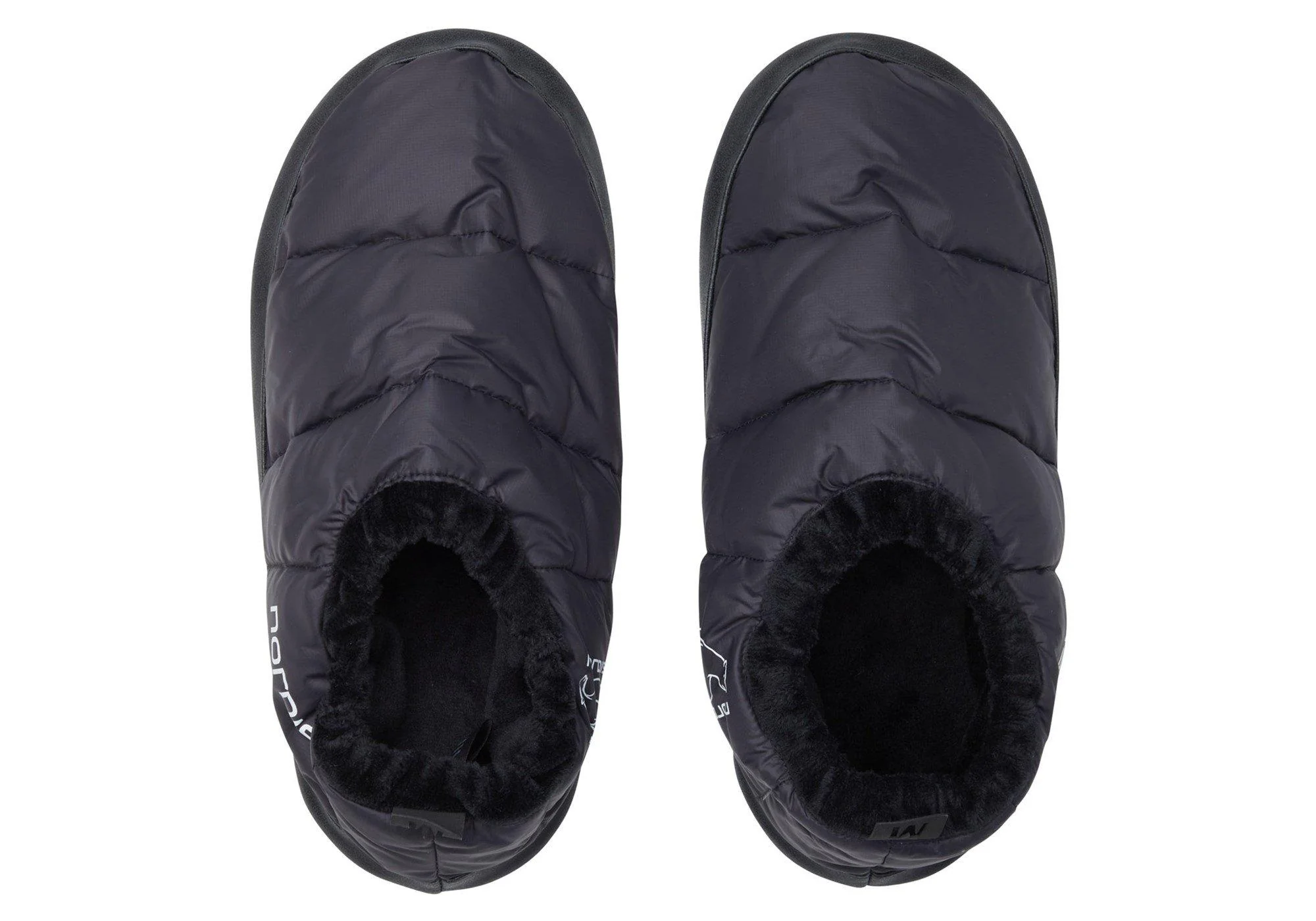 Unisex Mos Down Slippers - Black