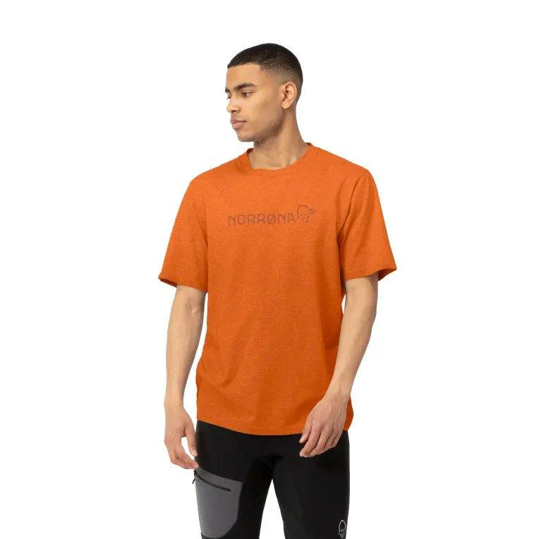 Men's 29 Cotton Viking T-Shirt - Orange - Image 3
