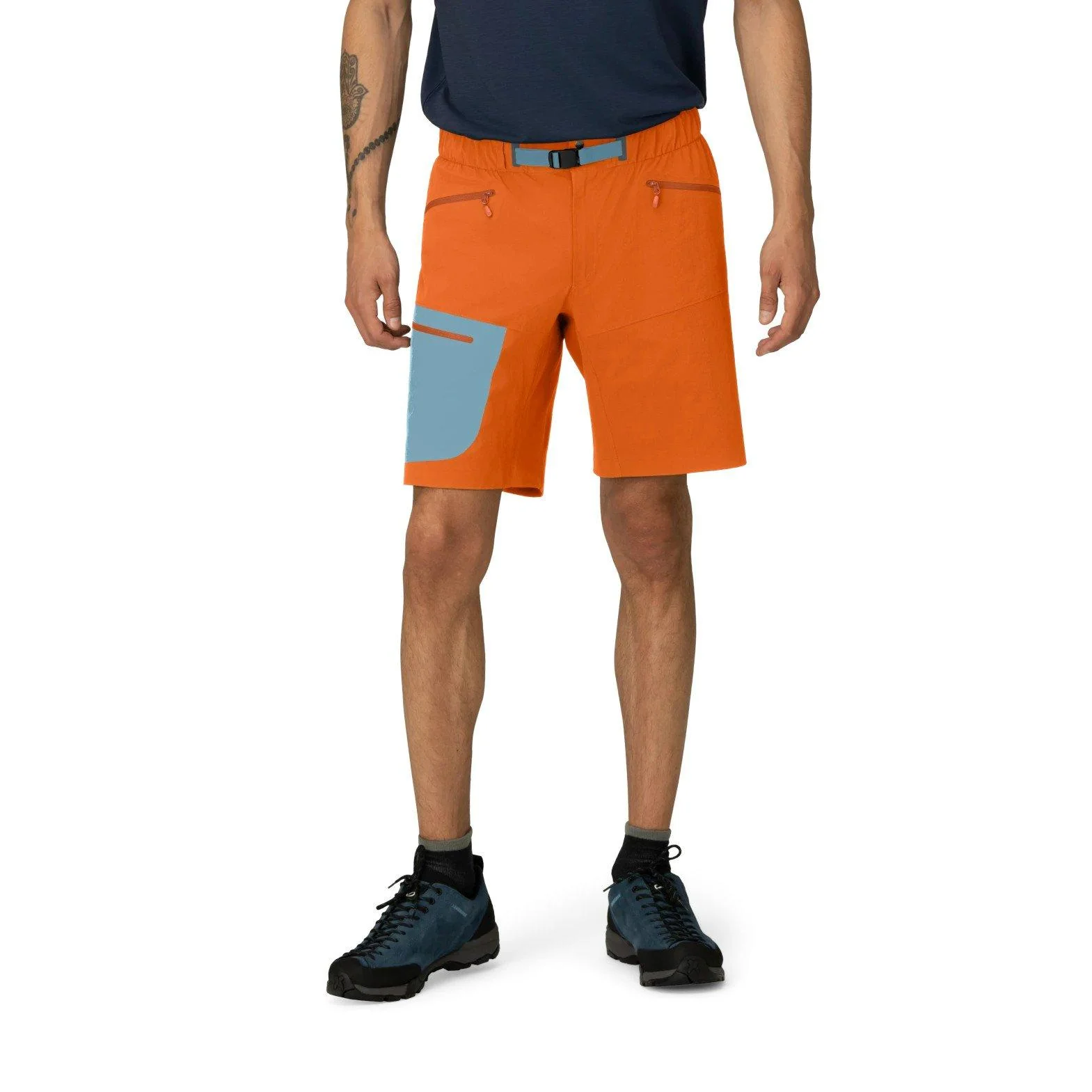 Men's Falketind Flex1 Light Shorts - Orange - Image 3