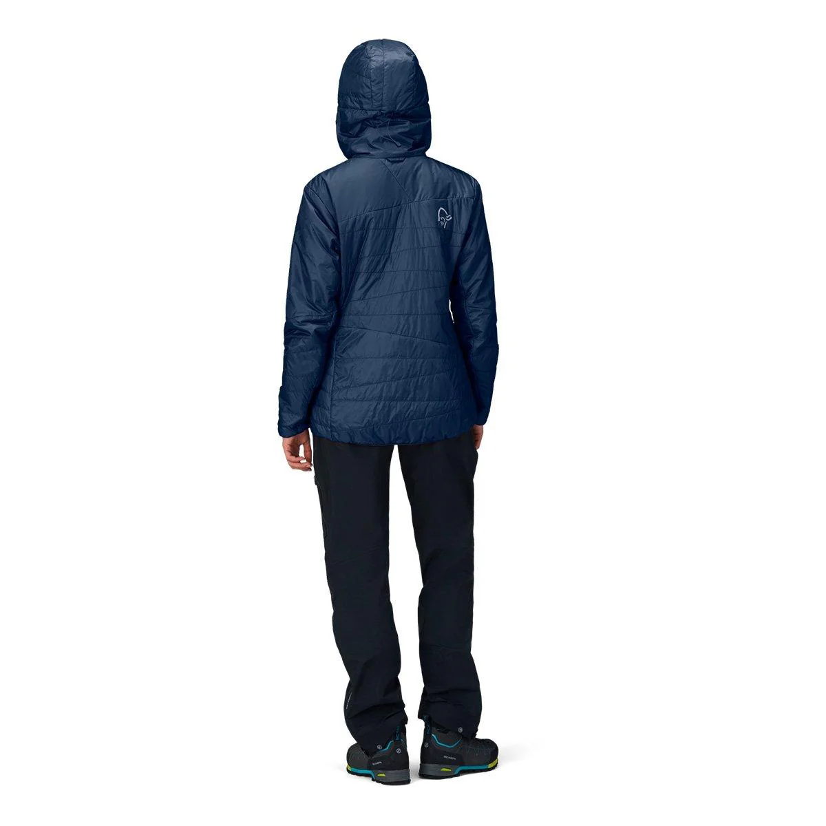 Women's Falketind Thermo40 Zip Hooded Jacket - Navy - Image 4