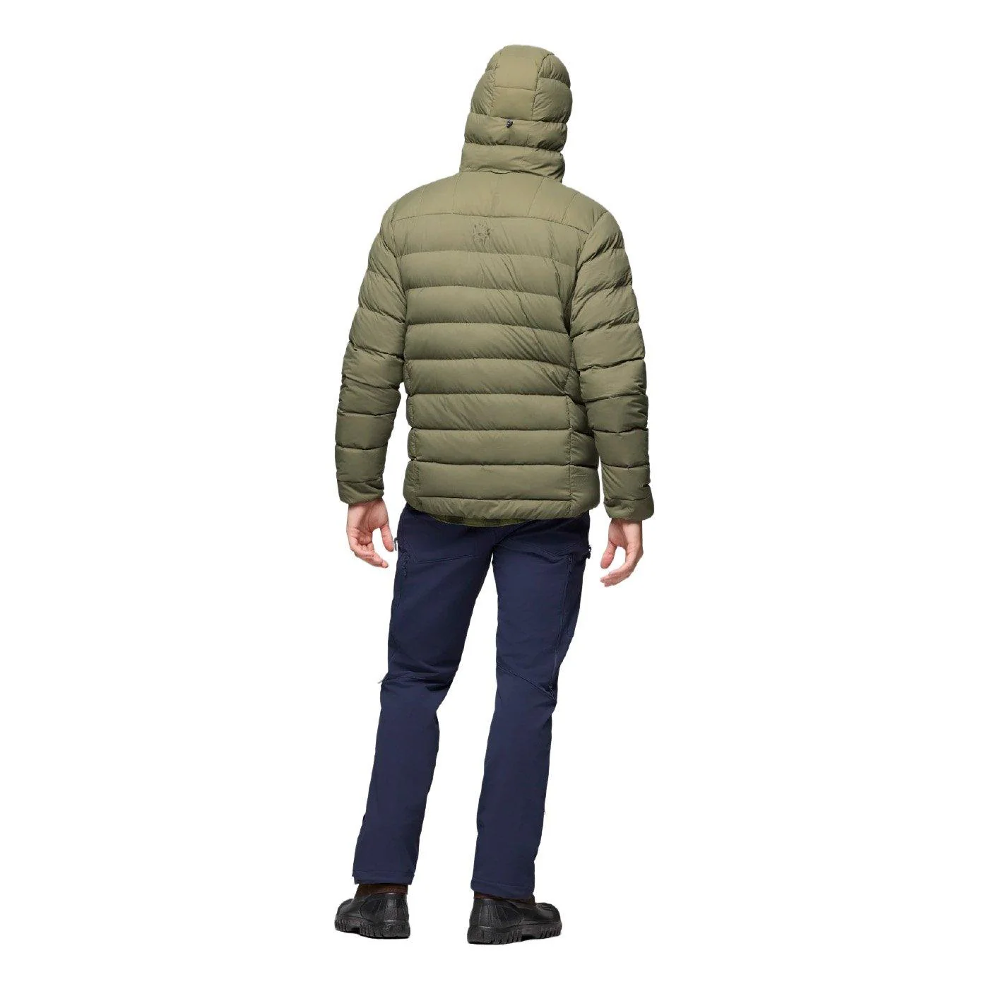 Men's Femund Down700 Zip Hooded Jacket - Green - Image 4