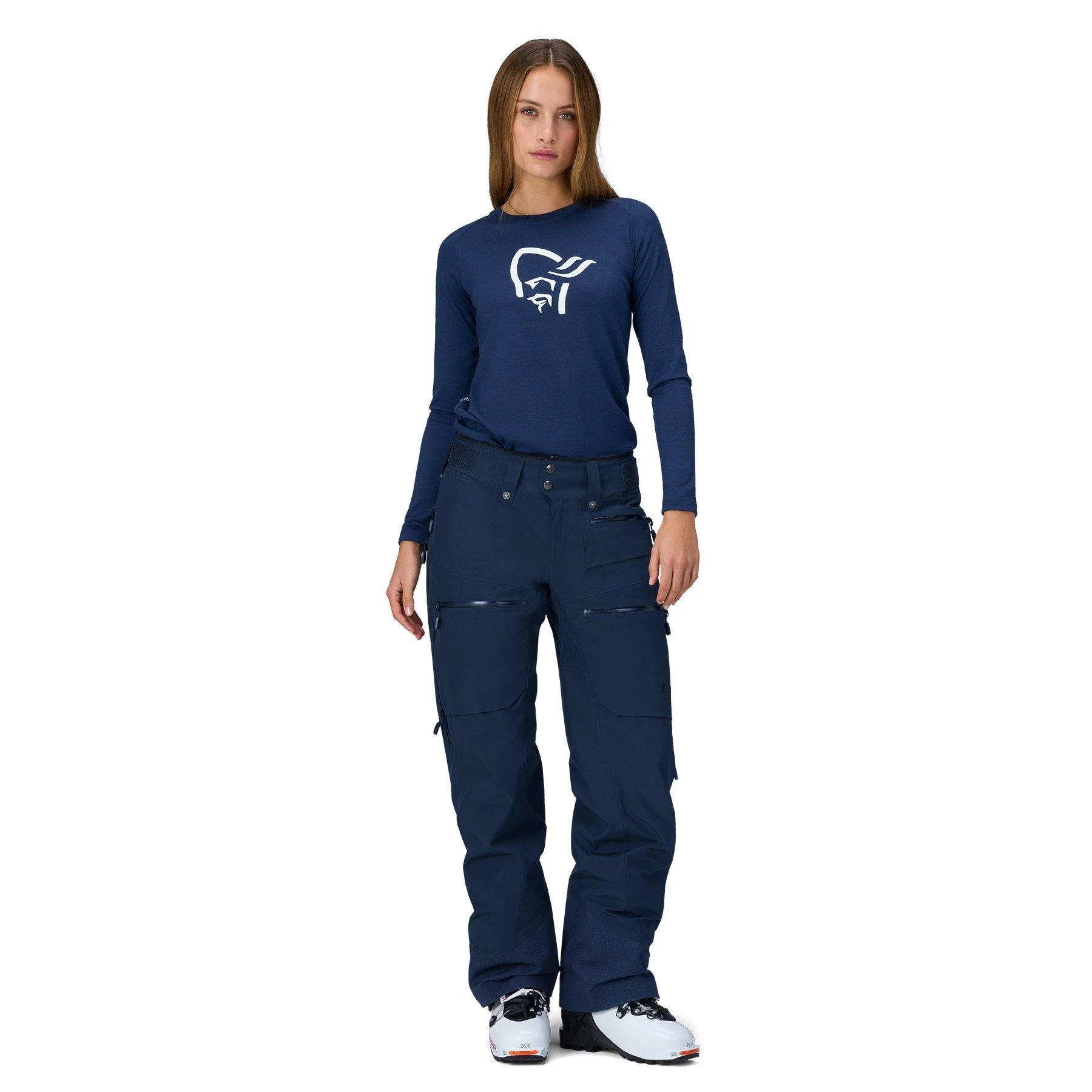 Women's Lofoten GORE-TEX Insulated Pants - Navy - Image 6