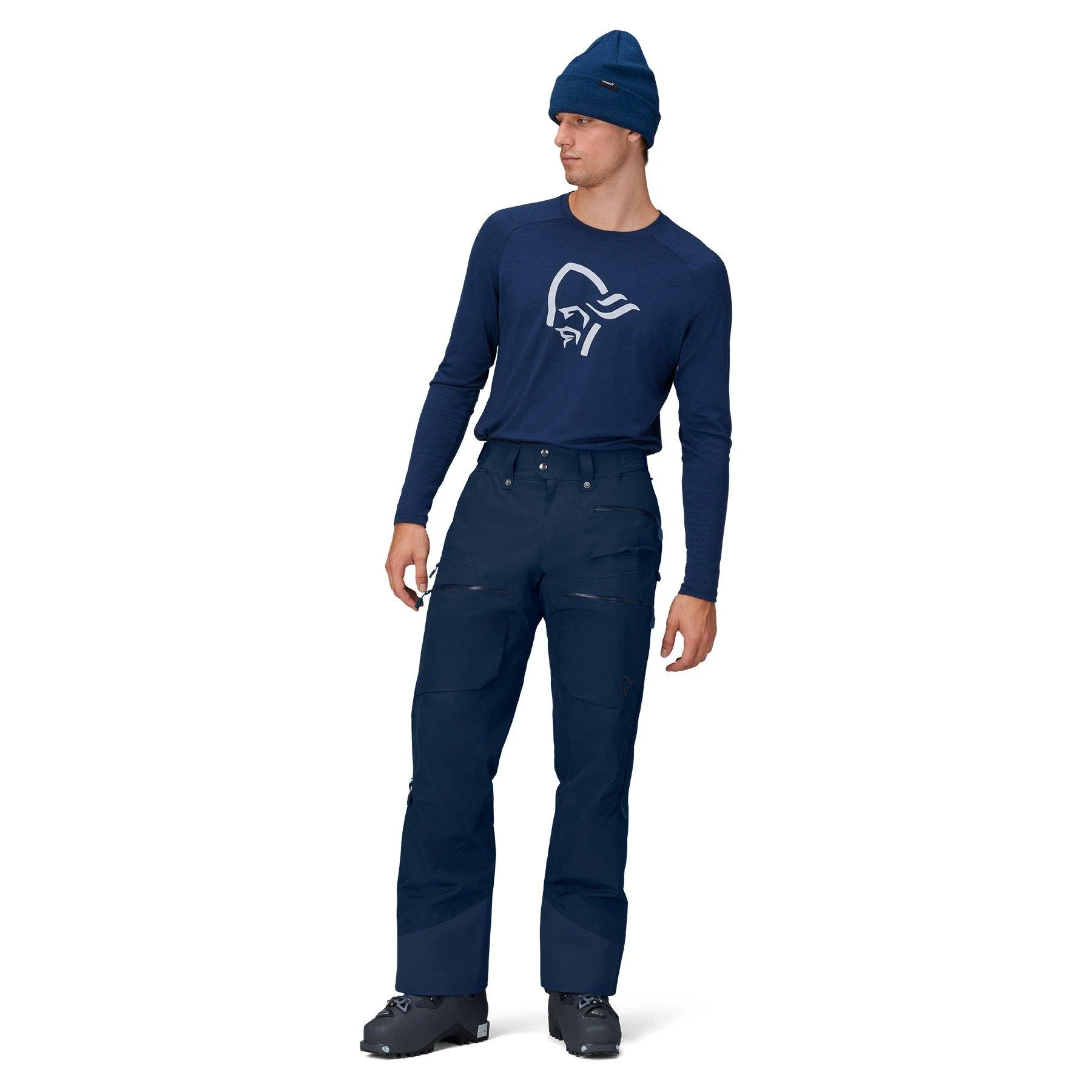 Men's Lofoten GORE-TEX Insulated Pants - Navy - Image 6