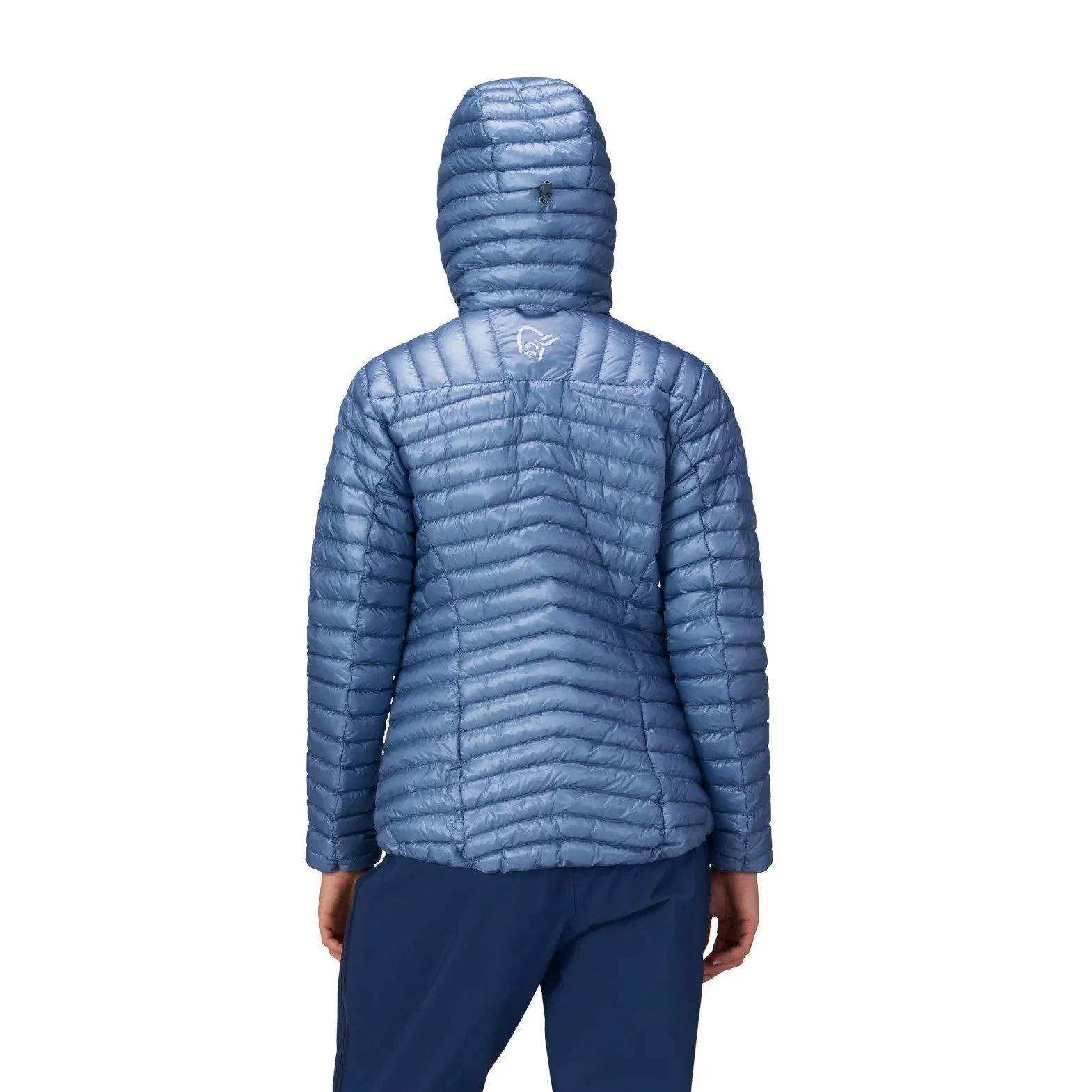 Women's Trollveggen SL Down800 Hooded Jacket - Blue - Image 4