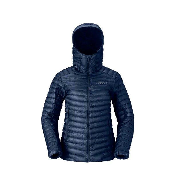 Women's Trollveggen Down800 Super Light Hood - Navy