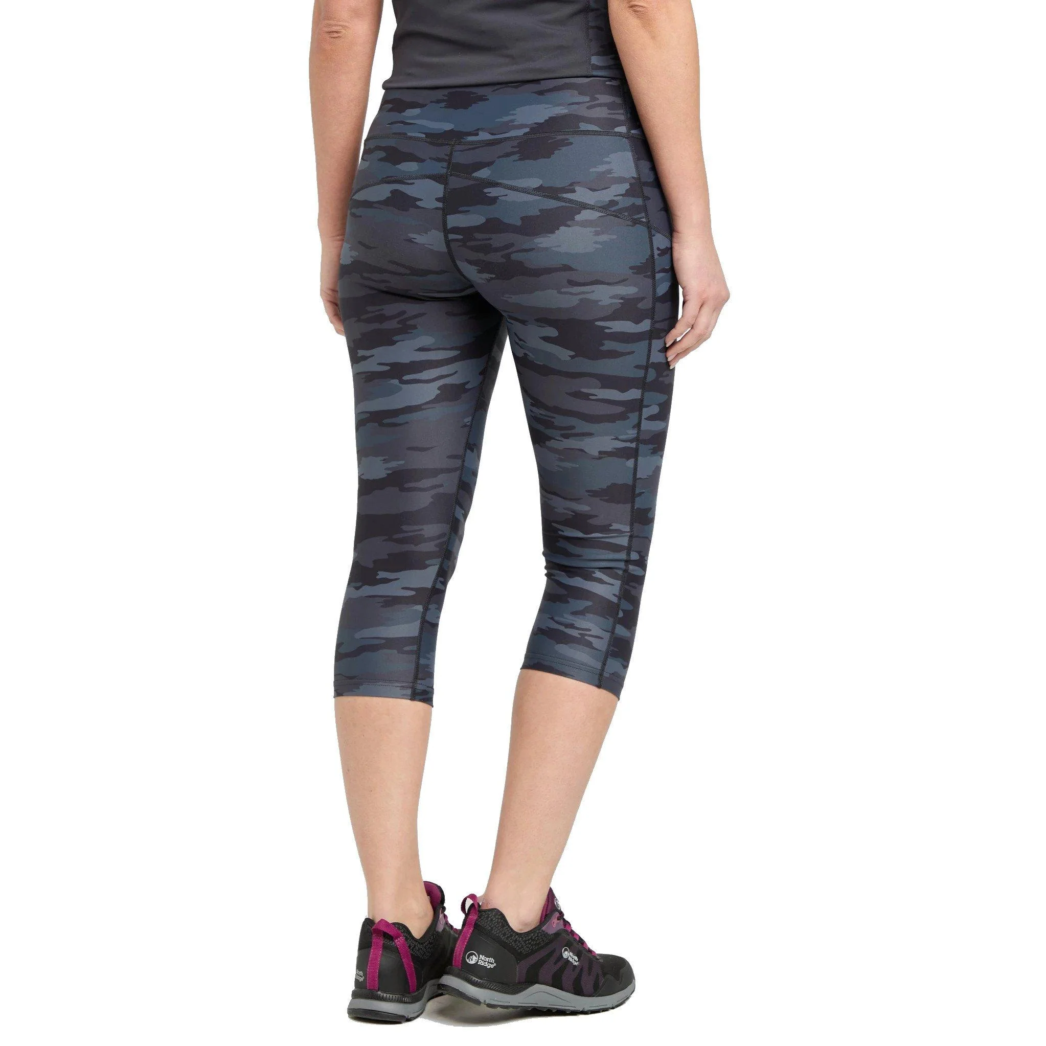 Women's Savasana Print Leggings - Black Camo - Image 2
