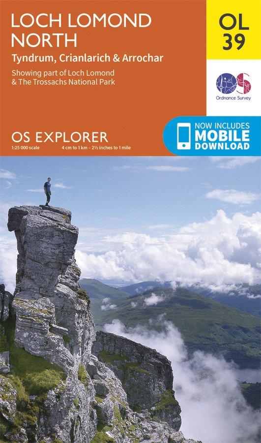 Explorer OL39 Loch Lomond North map