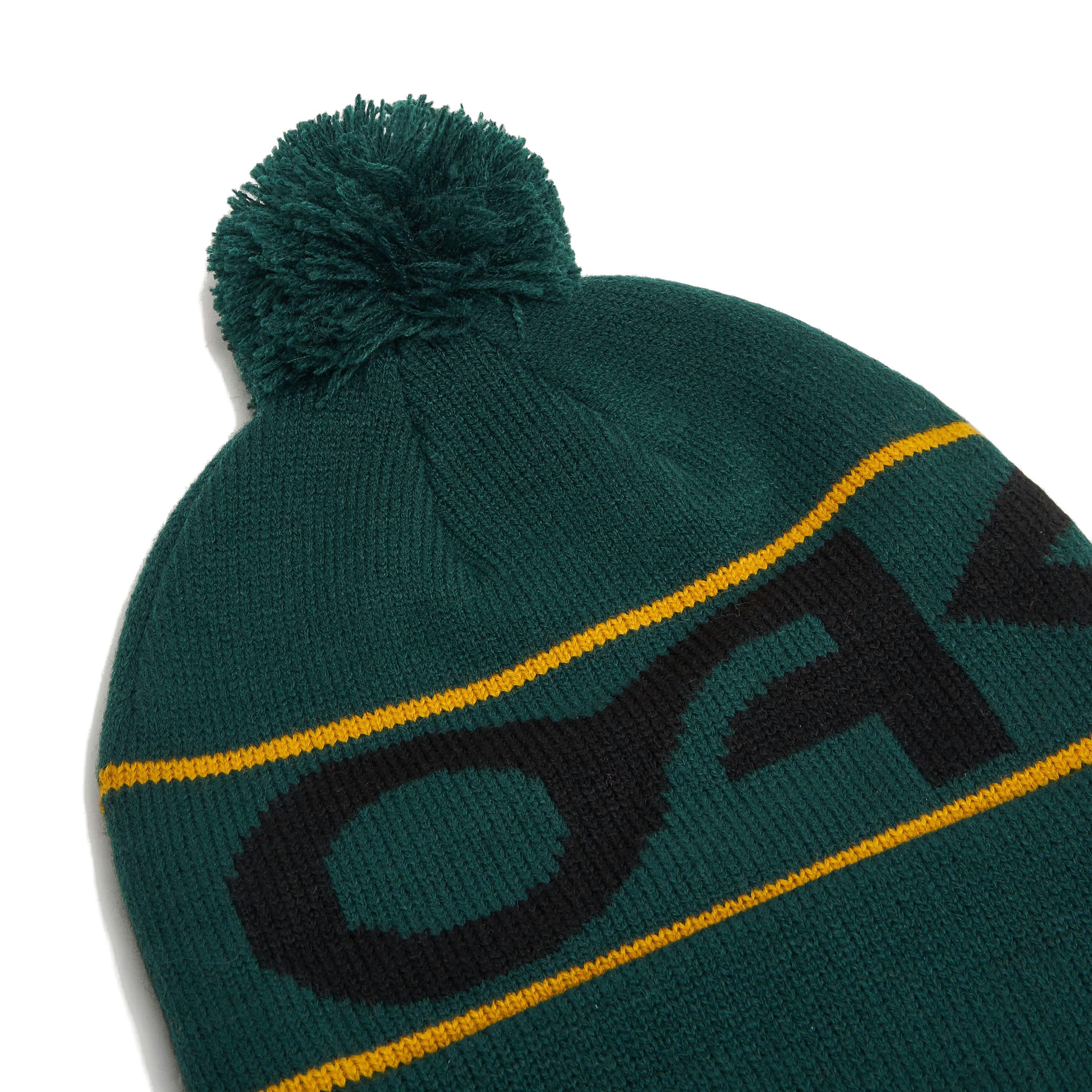 Factory Cuff Beanie - Hunter Green/Yellow - Image 3