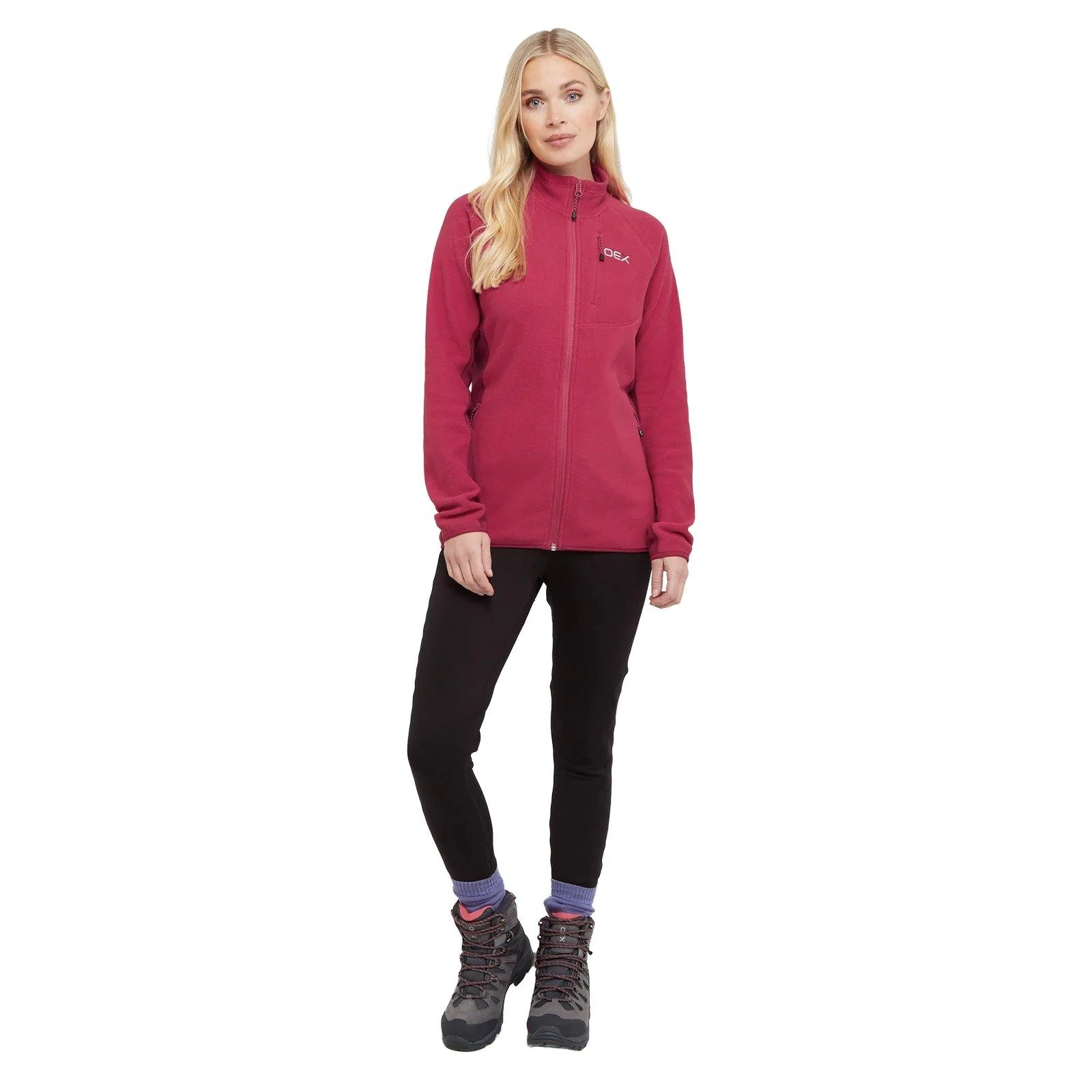 Women's Ardmore Full Zip Fleece - Pink - Image 8