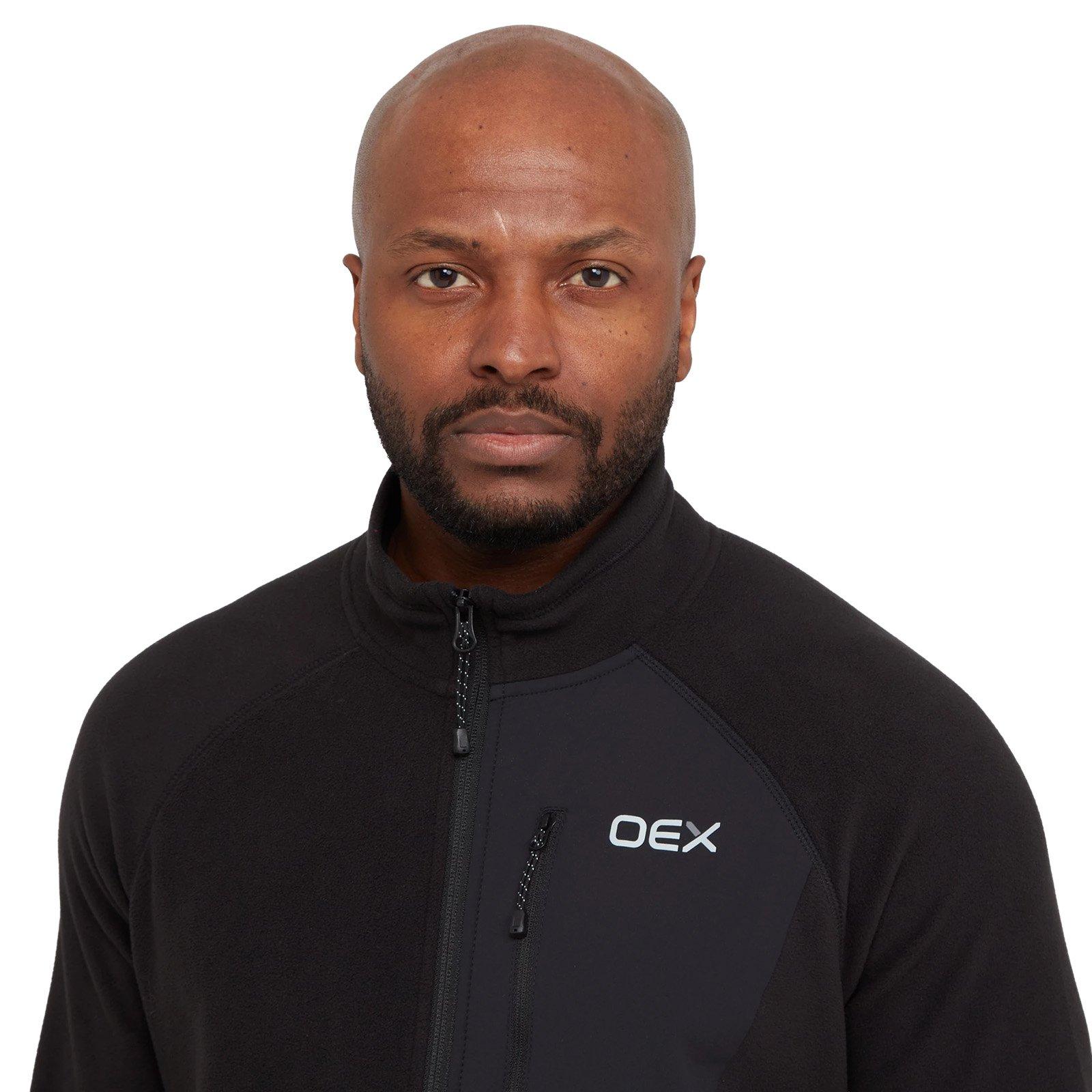 Men's Braewick Full Zip Fleece - Black - Image 3