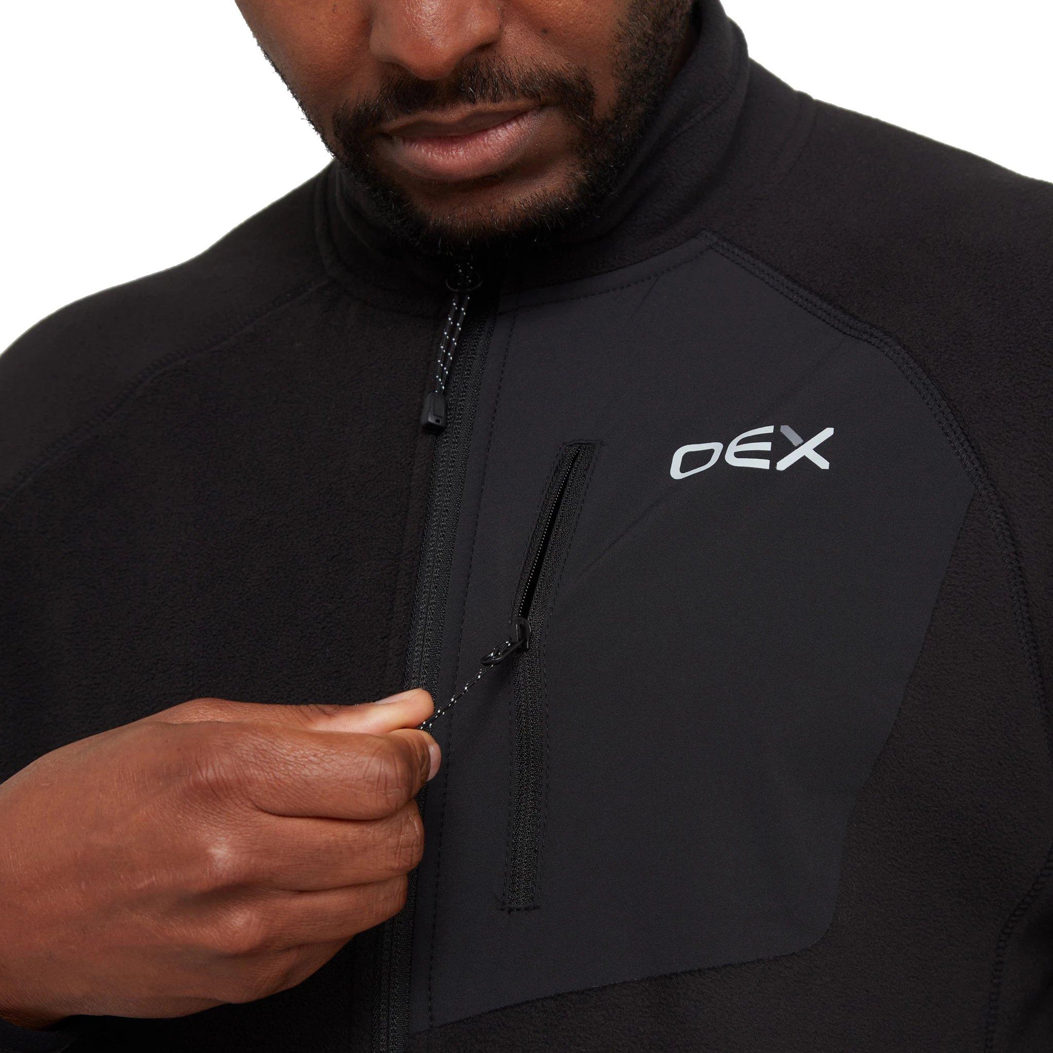 Men's Braewick Full Zip Fleece - Black - Image 7