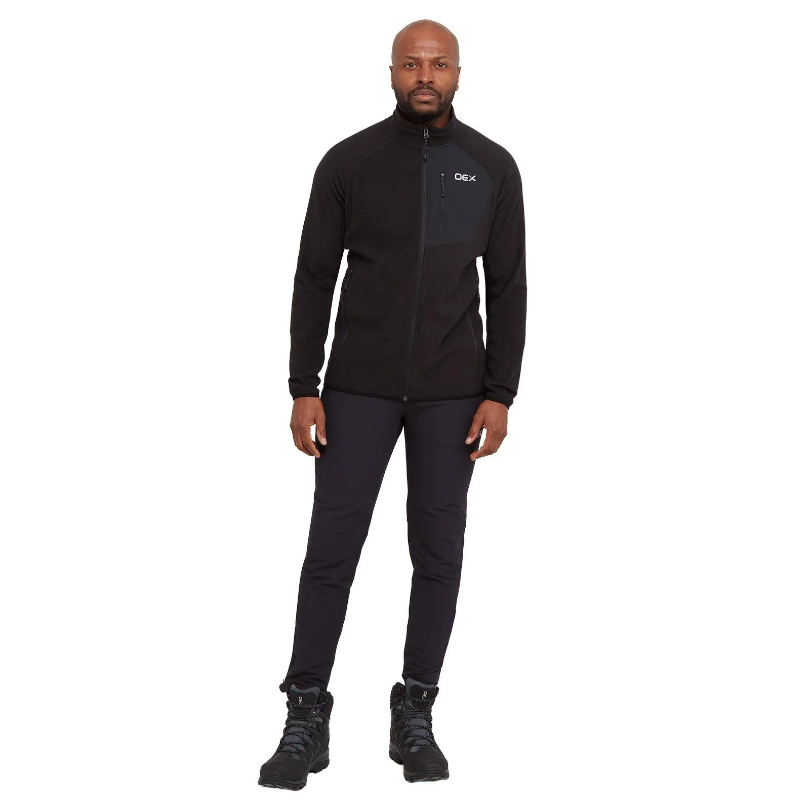 Men's Braewick Full Zip Fleece - Black - Image 8