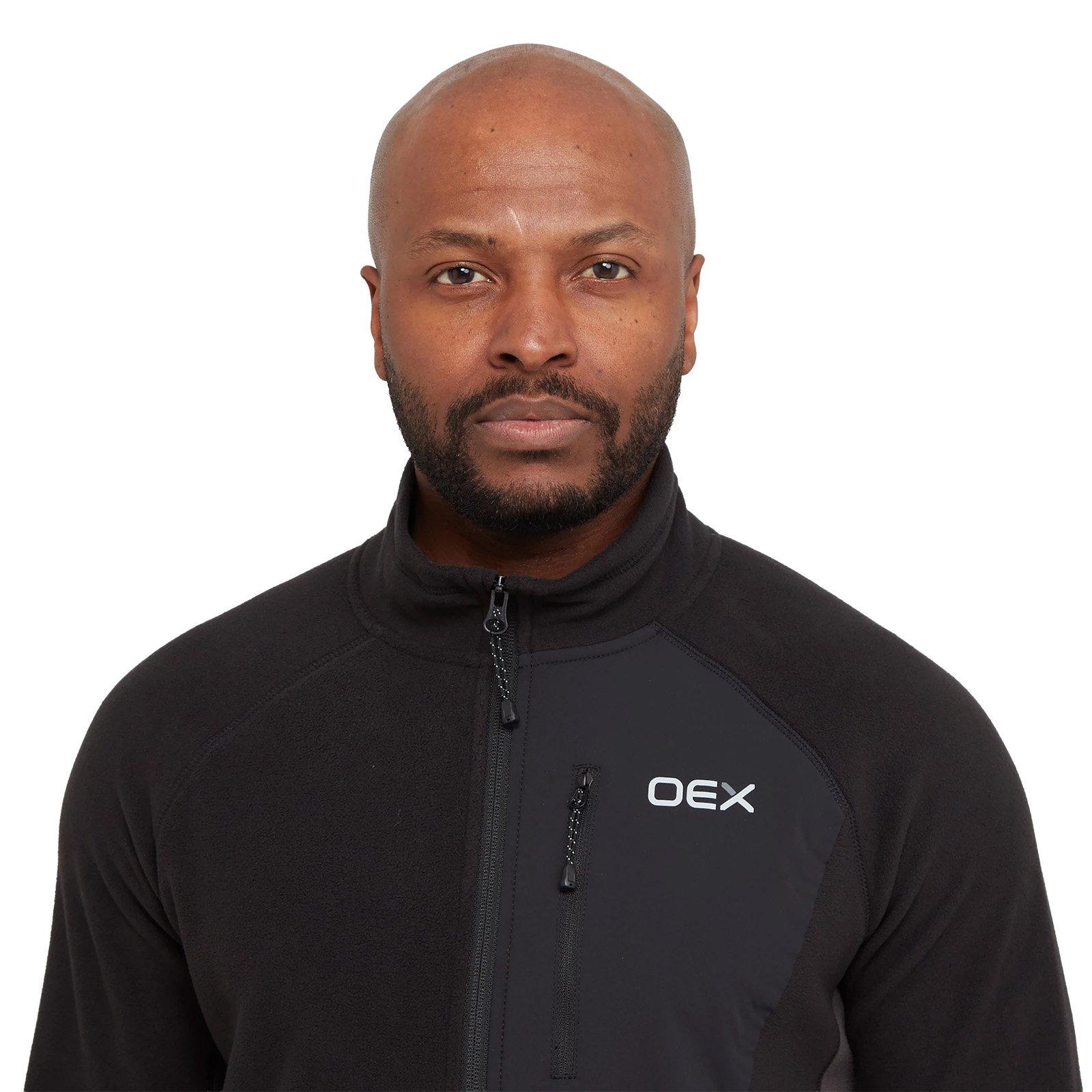 Men's Braewick 1/2 Zip Fleece - Black - Image 3