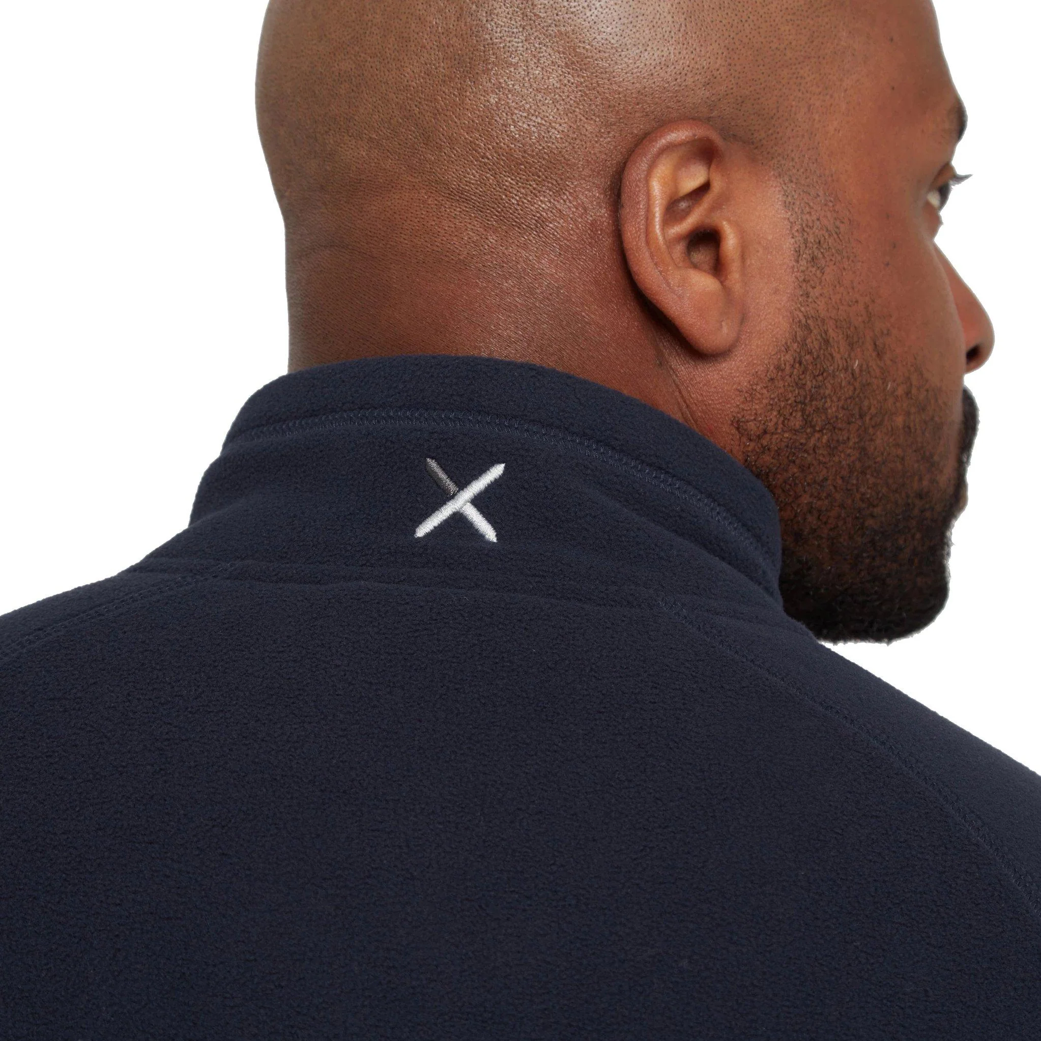 Men's Braewick 1/2 Zip Fleece - Navy - Image 5