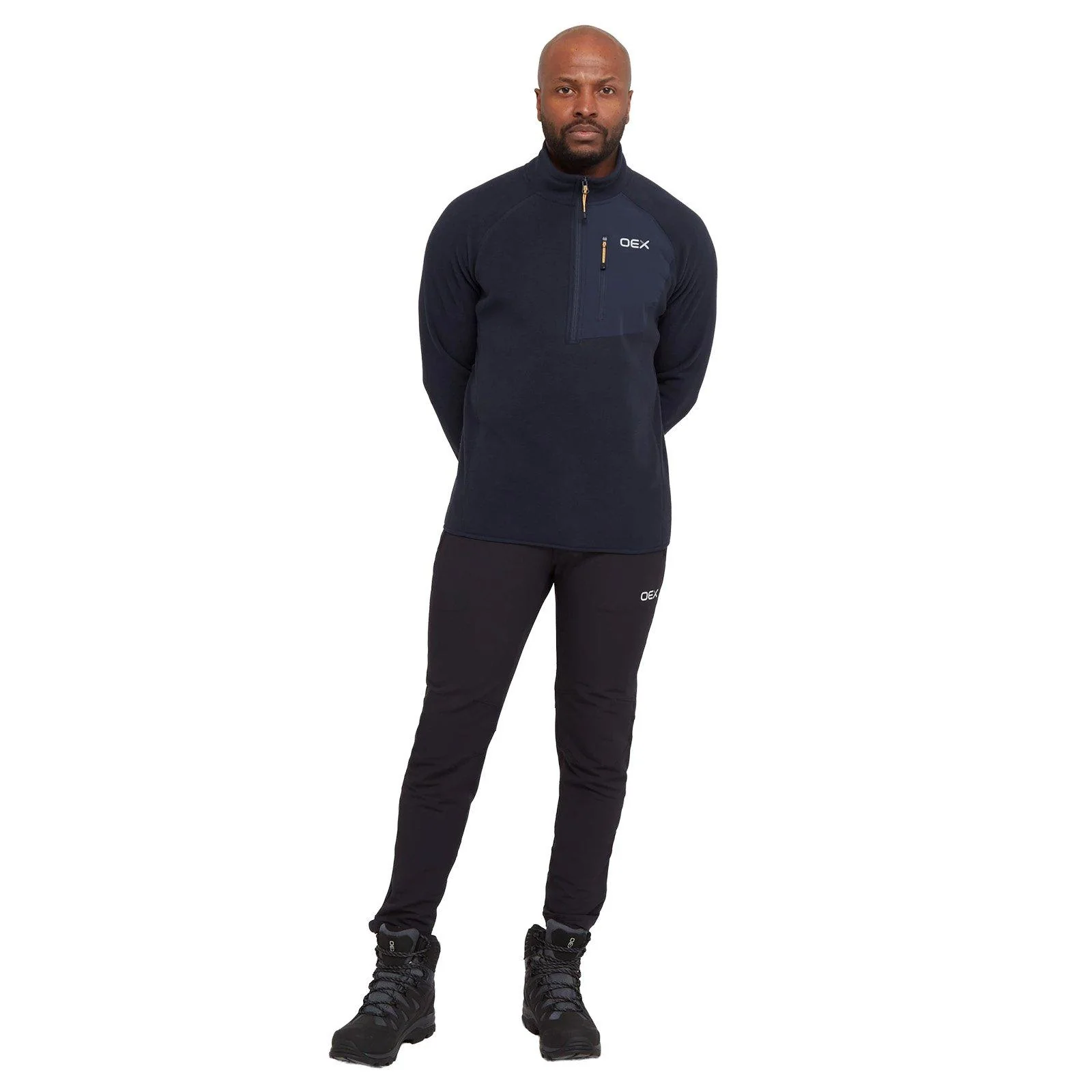 Men's Braewick 1/2 Zip Fleece - Navy - Image 6