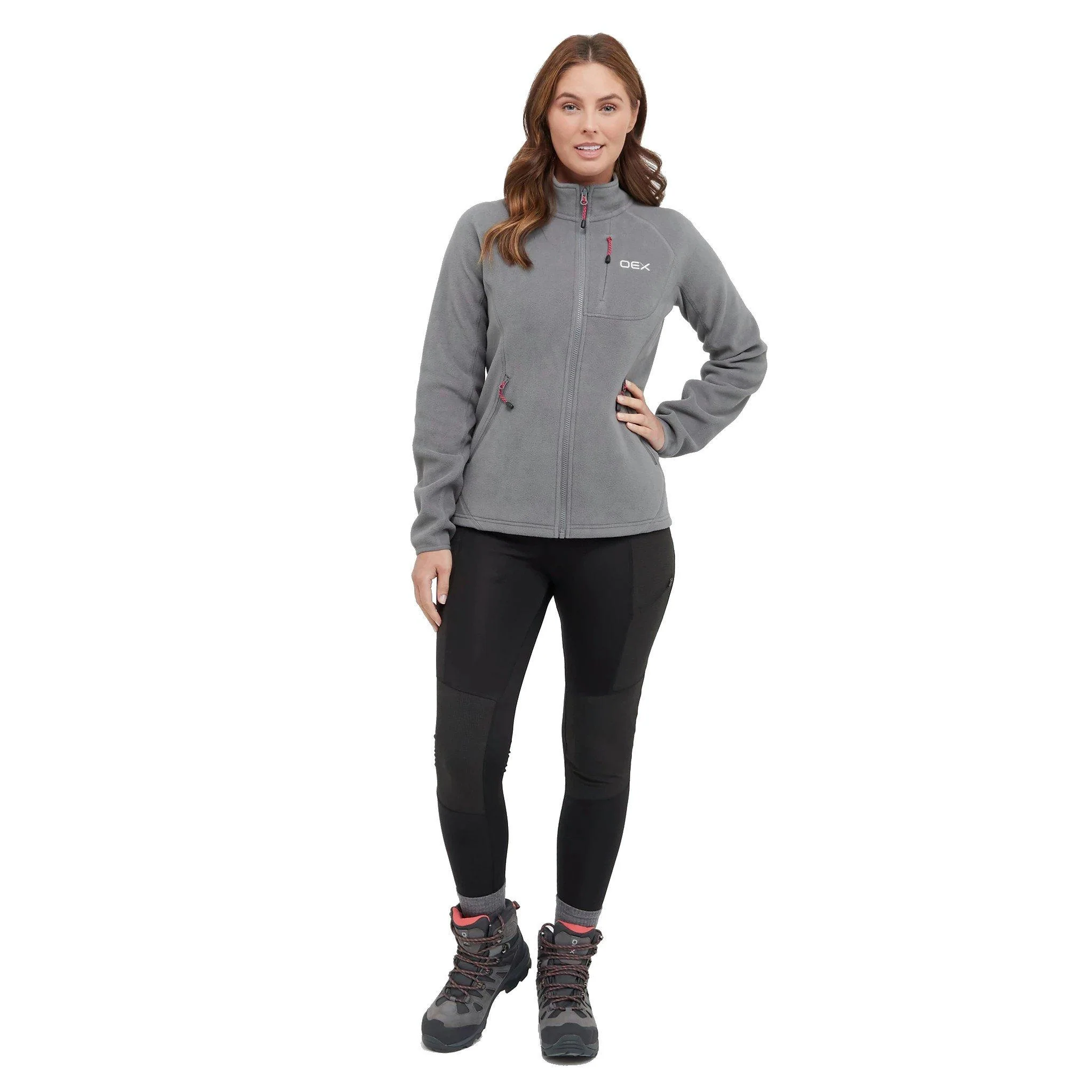 Women's Braidwood Full Zip Fleece - Grey - Image 6