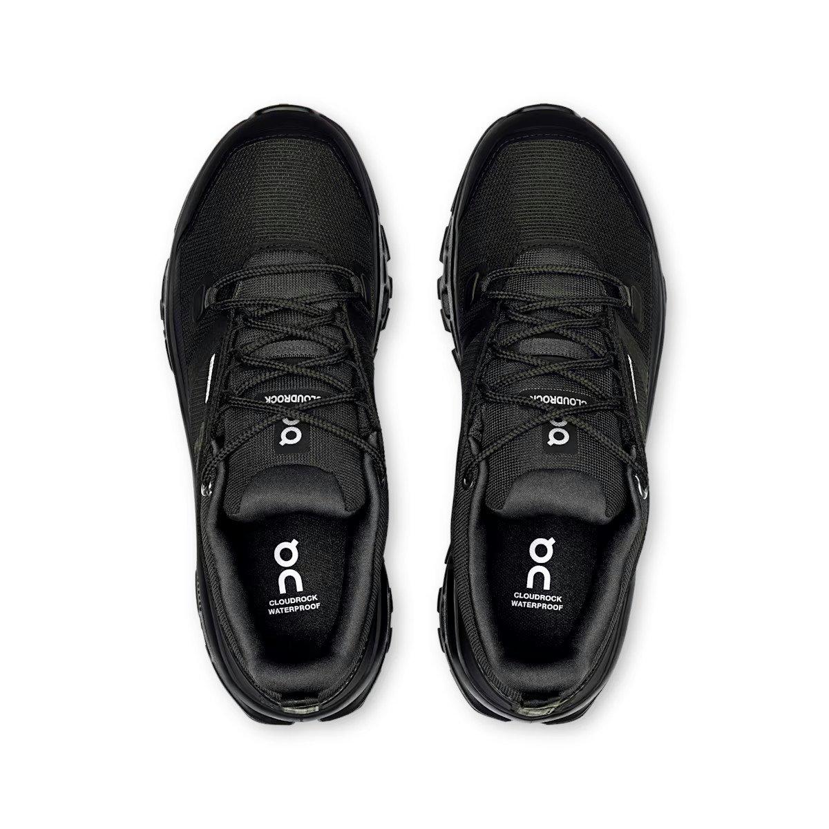 Women's Cloudrock Low Waterproof Hiking Shoes - Black - Image 2
