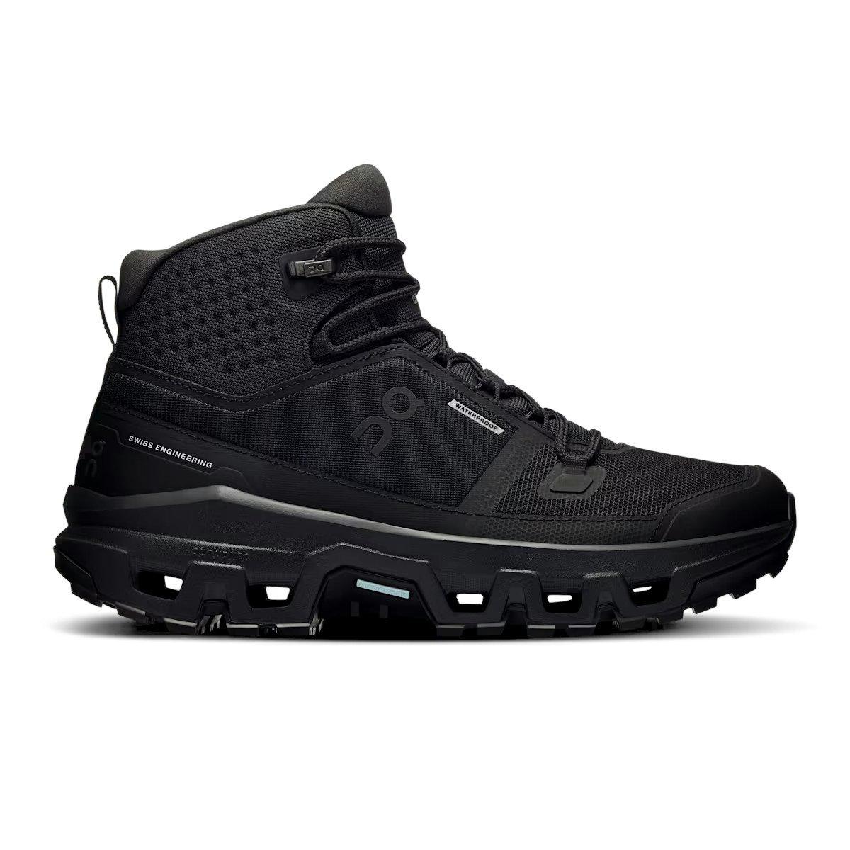Women's Cloudrock Mid Waterproof Hiking Boots - Black