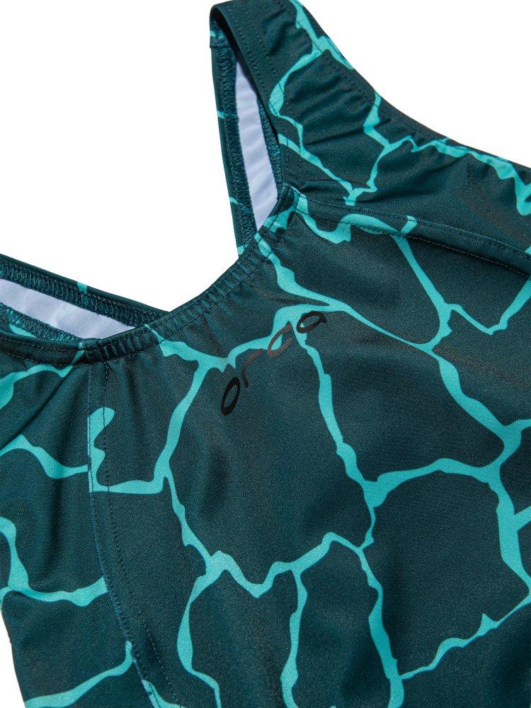 Women's One Piece Swimsuit - Green - Image 3