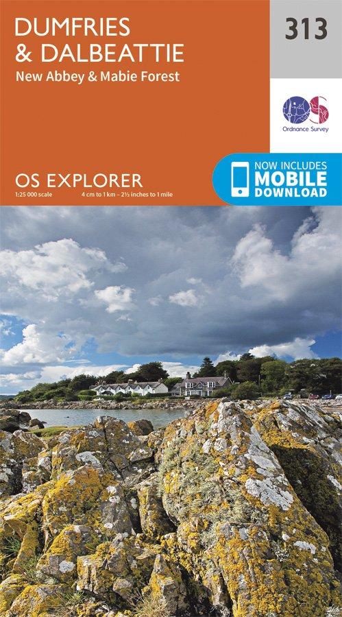 Explorer 313 1:25000 Dumfries & Dalbeattie, Dumfries & Galloway