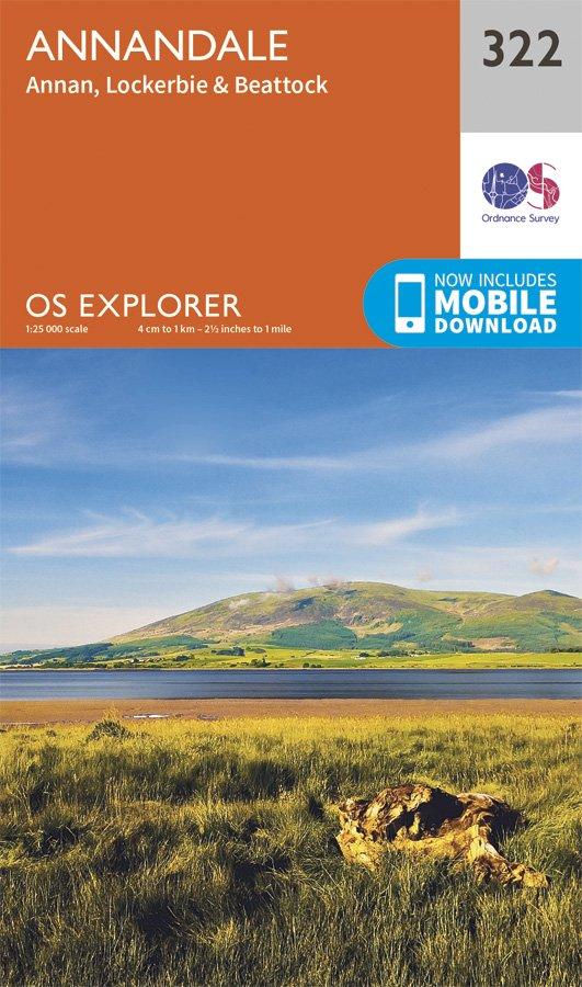 Explorer 322 1:25000 Annandale, Dumfries & Galloway