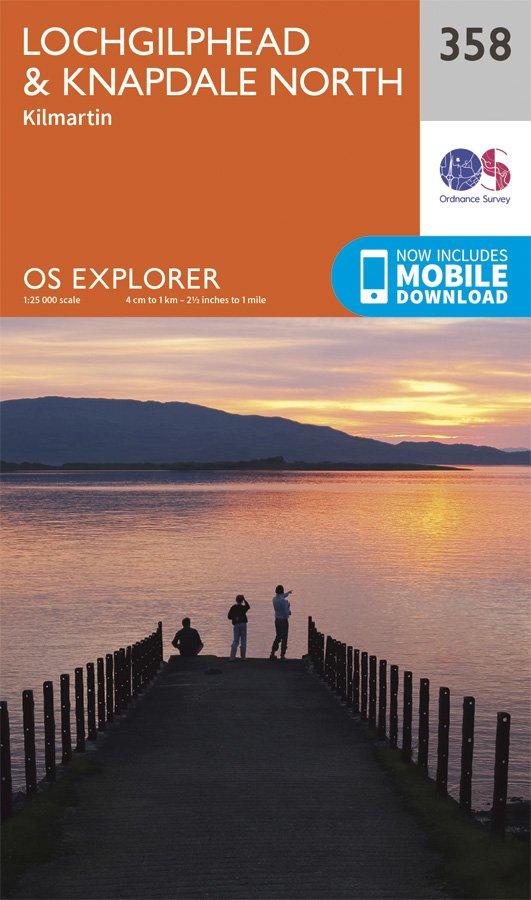 Explorer 358 1:25000 Lochgilphead & Knapdale North, Argyll & Bute