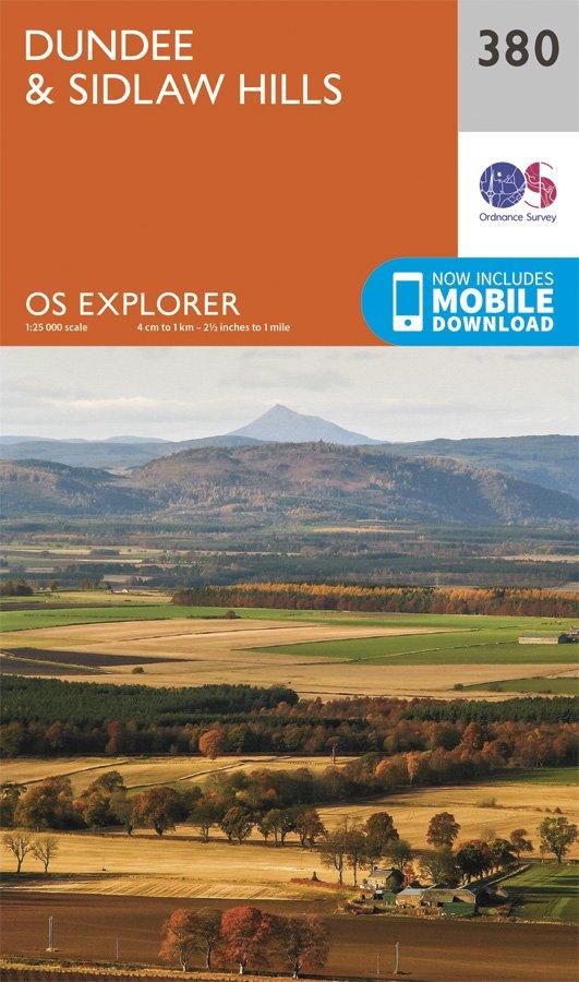 Explorer 380 1:25000 Dundee & Sidlaw Hills