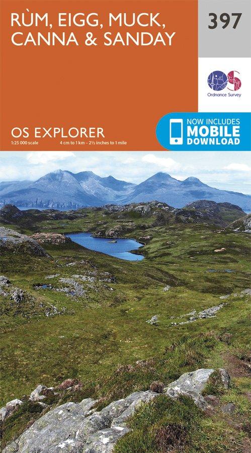 Explorer 397 1:25000 Rùm, Eigg, Muck, Canna & Sanday