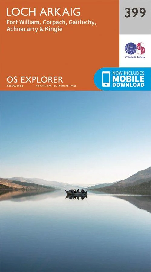 Explorer 399 1:25000 Loch Arkaig