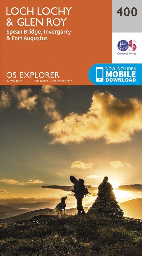 Explorer 400 1:25000 Loch Lochy & Glen Roy