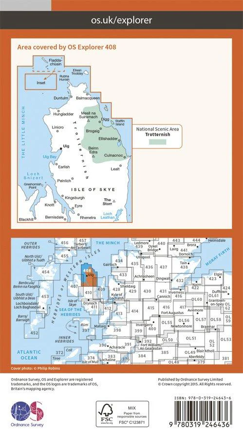 Explorer 408 1:25000 Skye - Trotternish & The Storr - Image 2