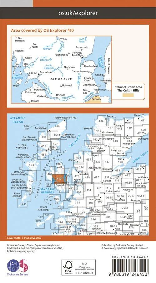 Explorer 410 1:25000 Skye - Portree & Bracadale - Image 2