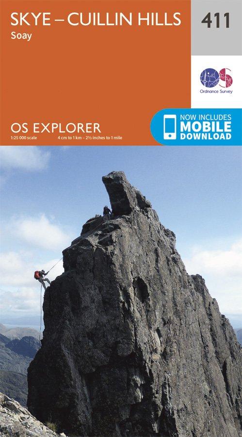 Explorer 411 1:25000 Skye - Cuillin Hills