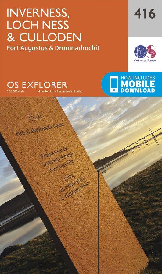 Explorer 416 1:25000 Inverness, Loch Ness & Culloden