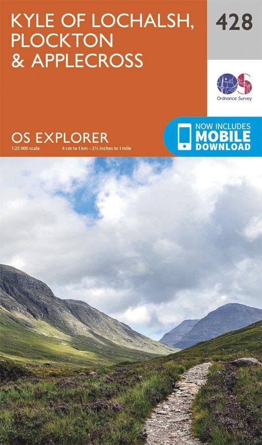 Explorer 428 1:25000 Kyle of Lochalsh, Plockton & Applecross