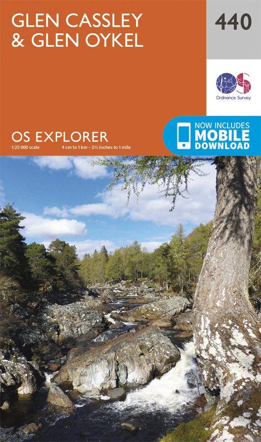 Explorer 440 1:25000 Glen Cassley & Glen Oykel