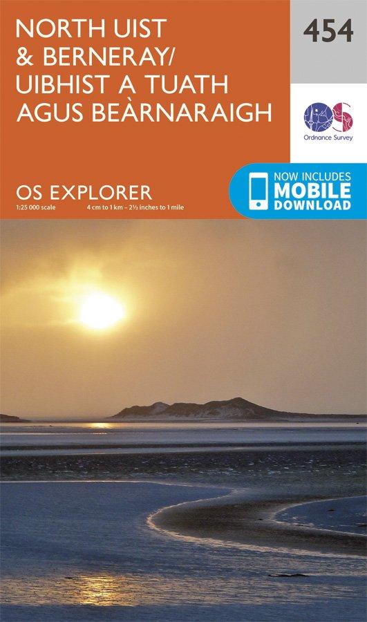 Explorer 454 1:25000 North Uist & Berneray