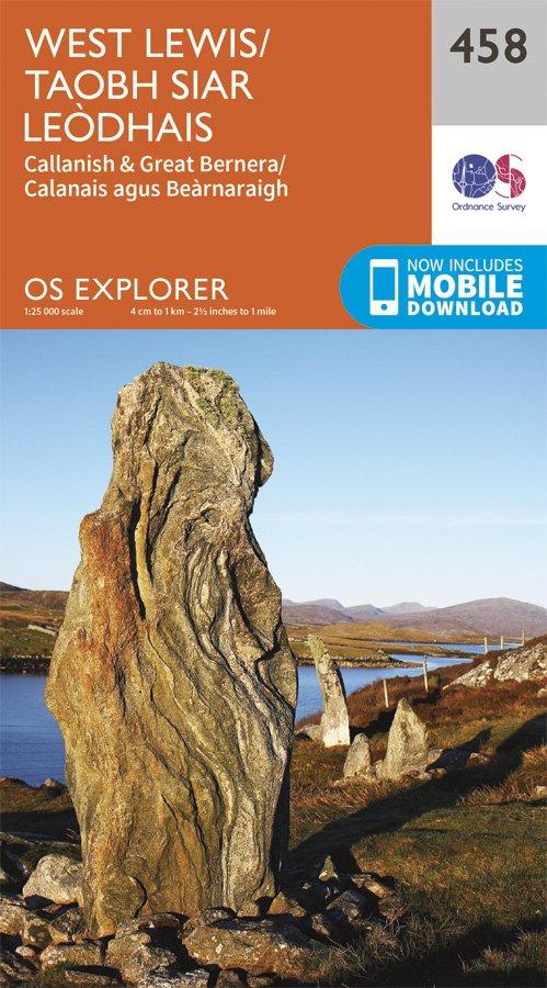 Explorer 458 1:25000 West Lewis