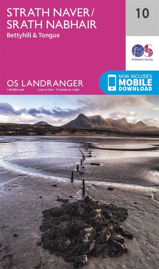 Landranger 10 1:50000 Strath Naver