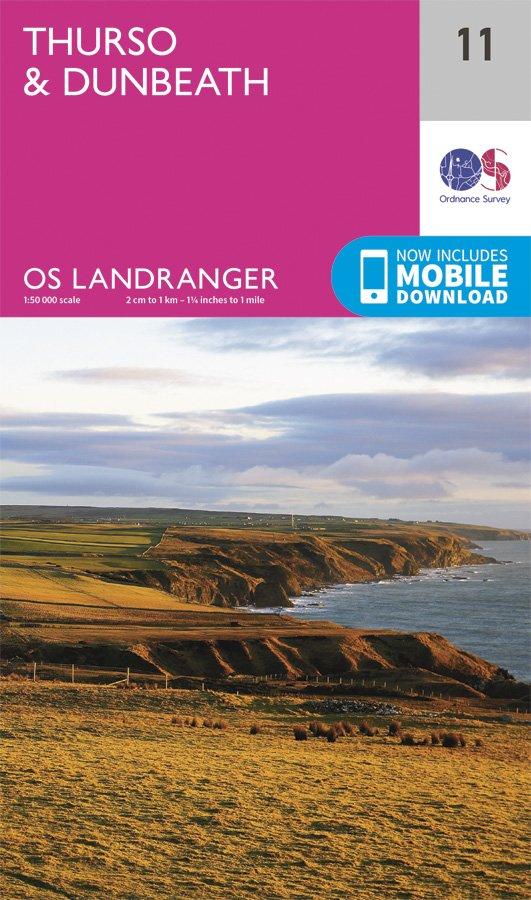 Landranger 11 1:50000 Thurso & Dunbeath