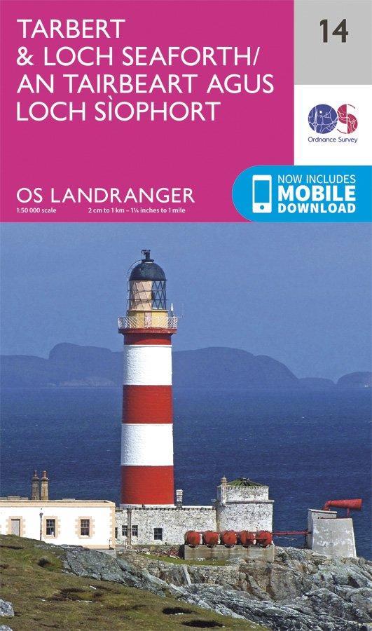 Landranger 14 1:50000 Tarbert & Loch Seaforth
